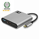 ACT USB-C-zu-HDMI-Adapterr mit PD-Passthrough 60W, 4K, USB-A von ACT