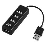 ACT USB-Hub AC6205 4 USB-A 2.0 von ACT