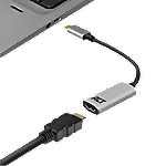 Act AC7010 1 x USB C Stecker auf 1 x HDMI Weiblich Adapter 0,15 m Grau von ACT