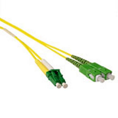 ACT 2 Meter LSZH Singlemode 9/125 OS2 Fiber Patch Cable Duplex with LC/APC8 and SC/APC8 connectors von ACT