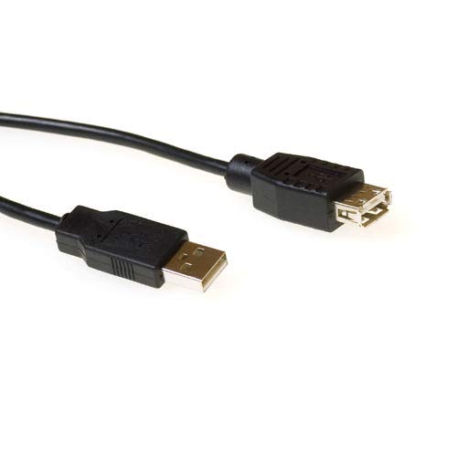 USB 2.0 A-A STECKER/BUCHSE Black 5.00M von ACT