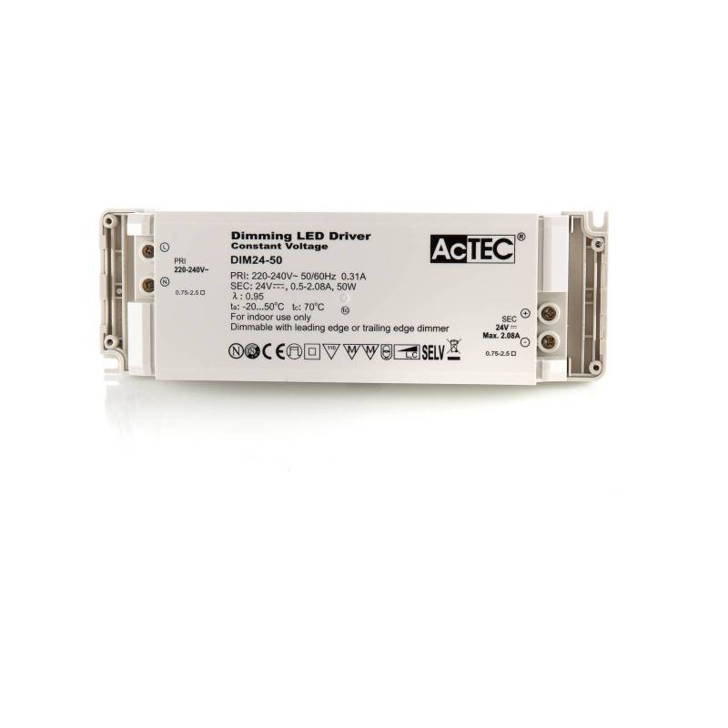 AcTEC DIM LED-Treiber CV 24V, 50W, dimmbar von AcTEC