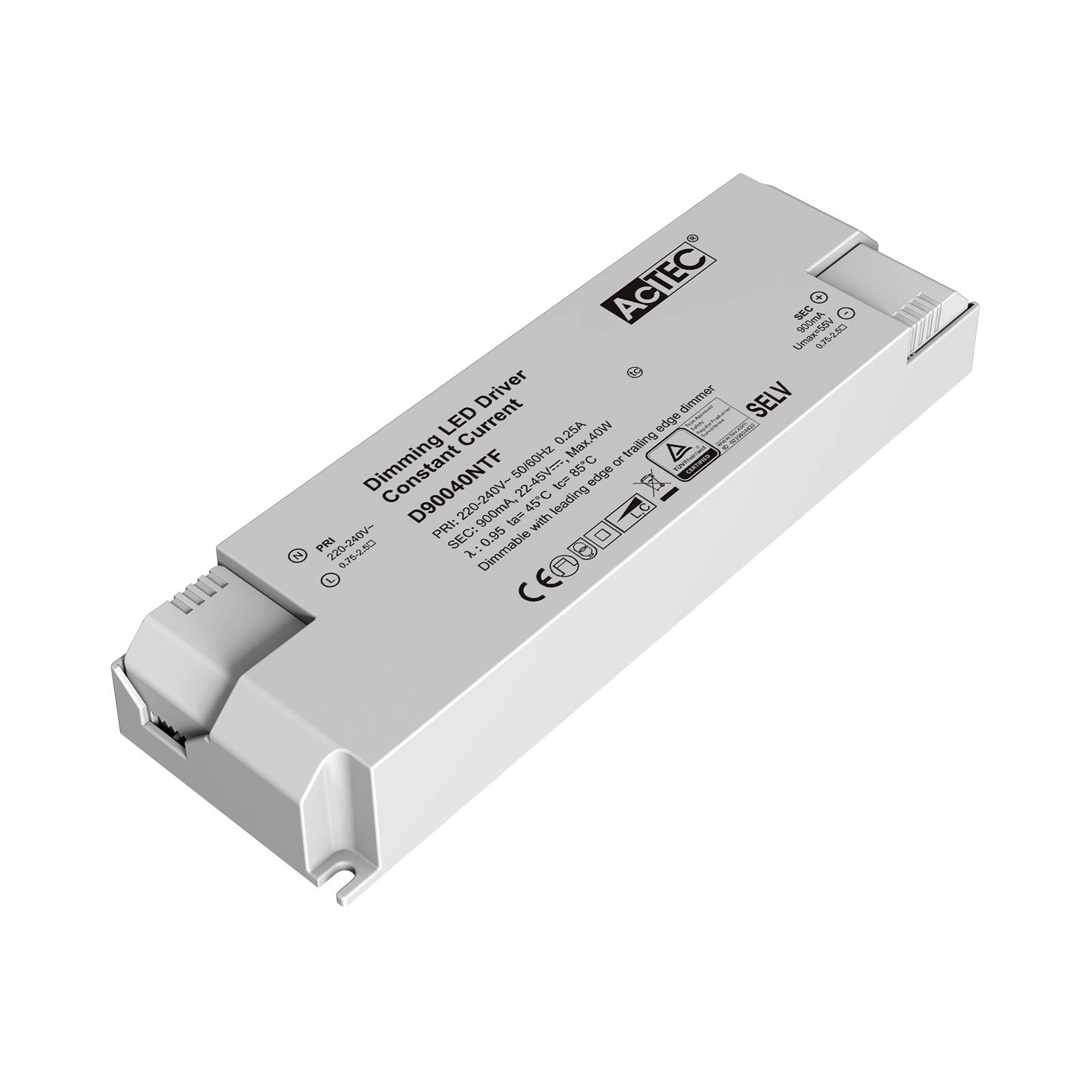 AcTEC Triac LED-Treiber CC max. 40W 900mA von AcTEC