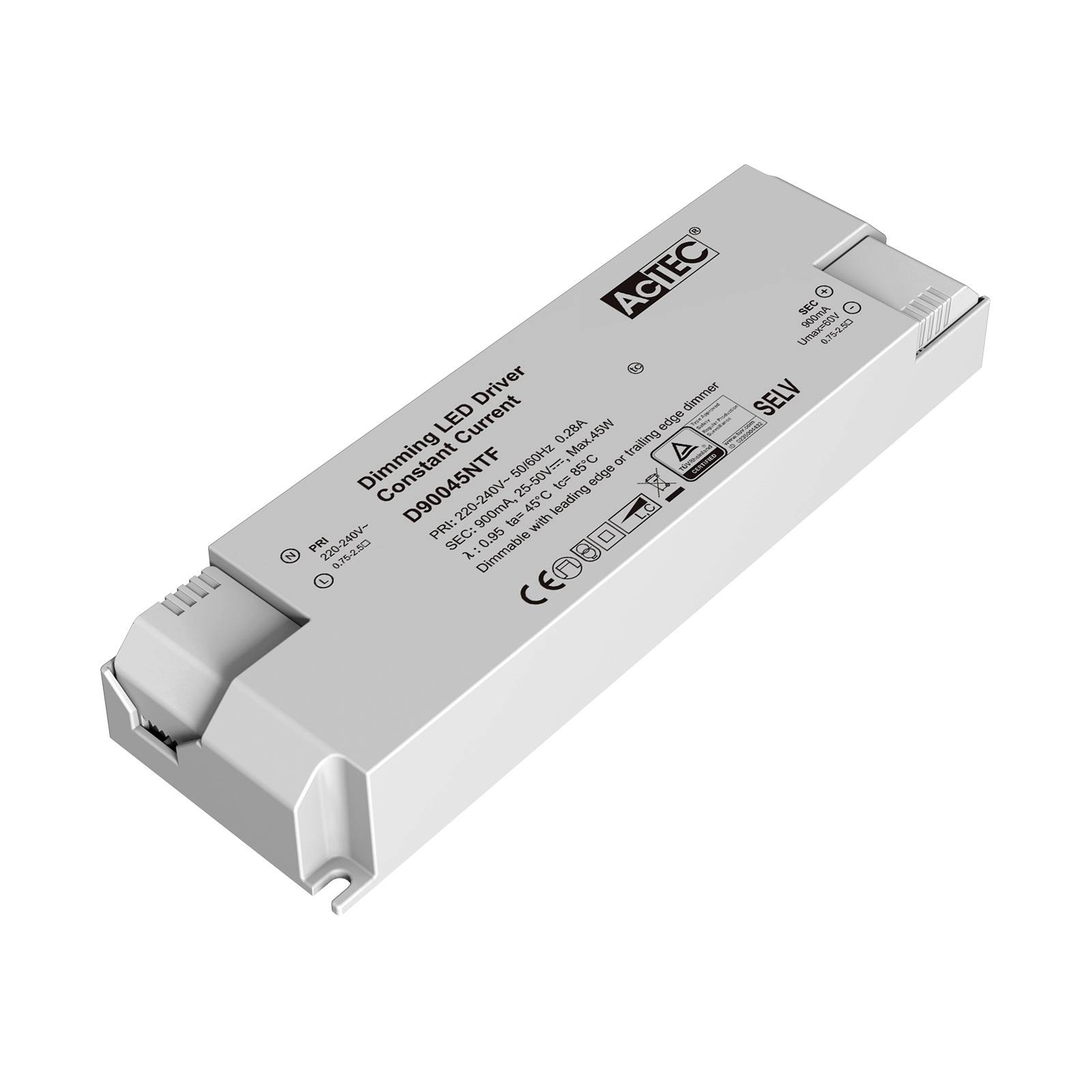 AcTEC Triac LED-Treiber CC max. 45W 900mA von AcTEC