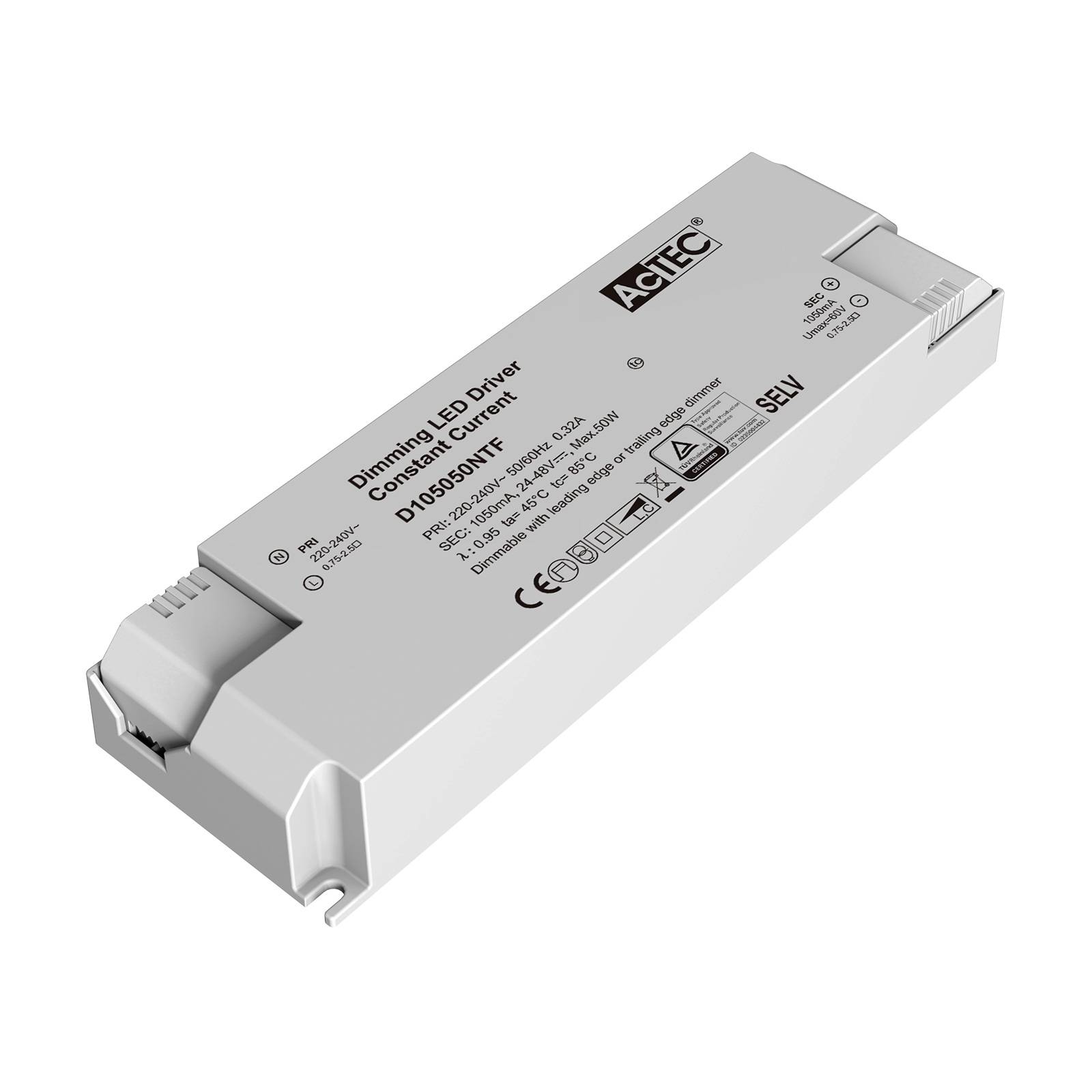 AcTEC Triac LED-Treiber CC max. 50W 1.050mA von AcTEC