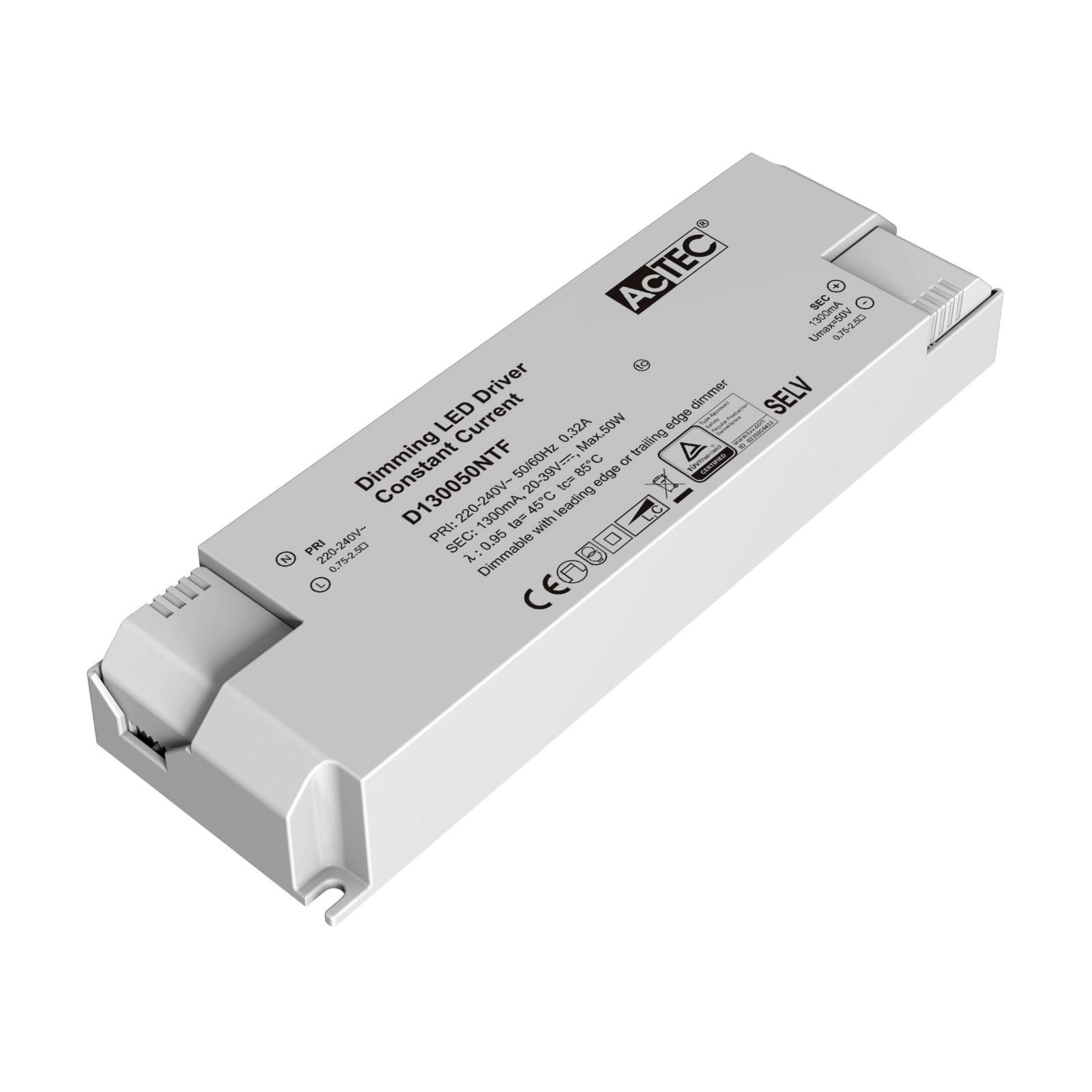 AcTEC Triac LED-Treiber CC max. 50W 1.300mA von AcTEC