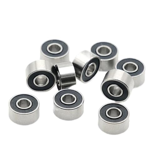 10 stücke S693RS 3x8x4mm Edelstahl Rillenkugellager ABEC-7 Lager 693-2RS von ACTINPANT