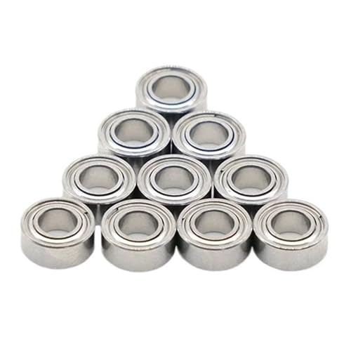10 stücke SMR74ZZ 4x7x2,5mm ABEC-9 Edelstahl Angelrollenlager for Rollengriffe Lager(SMR95 5X9X2.5 Open) von ACTINPANT