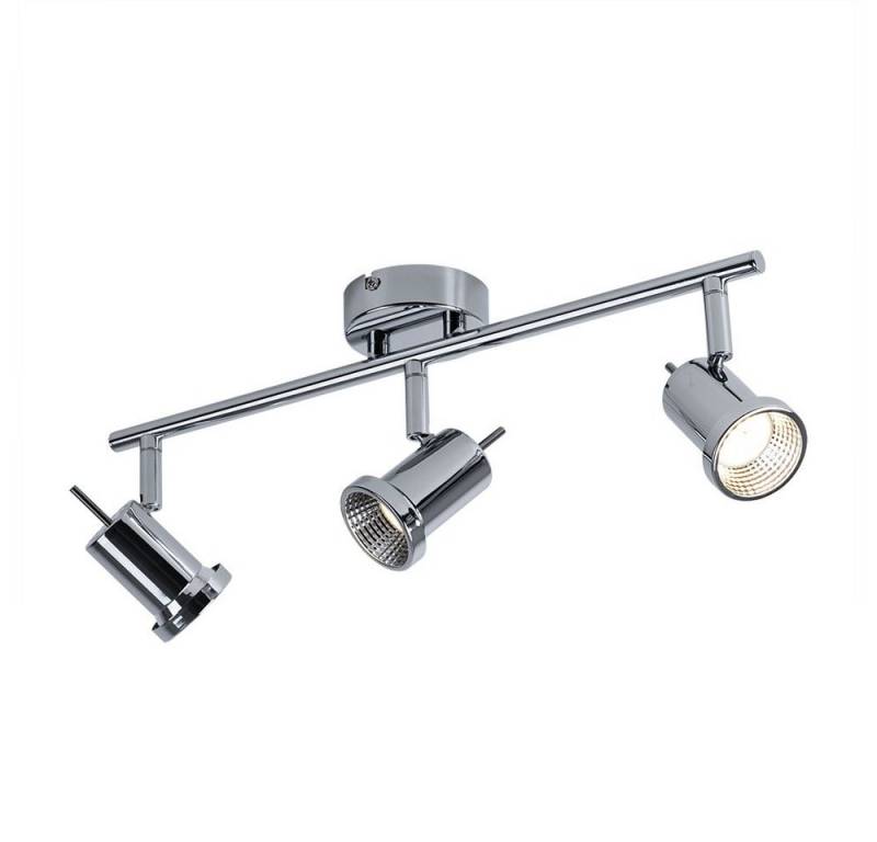 WOFI LED Deckenleuchte, LED-Leuchtmittel fest verbaut, Warmweiß, Deckenleuchte 3 Flammig LED Deckenlampe Lichtschiene Deckenstrahler von WOFI