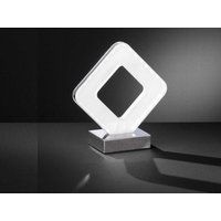 Kleine led Tischleuchte pori Silber Chrom, Höhe 20,5cm von ACTION