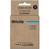 Actis KB-1100C Tinte (Ersatz für Brother LC1100C/LC980C Standard 19 ml Cyan) von ACTIS