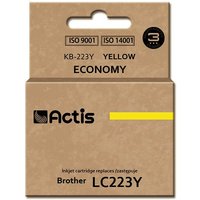 Actis - KB-223Y Tinte (Ersatz für Brother LC223Y Standard 10 ml gelb) von ACTIS