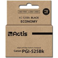 Actis - KC-525BK Tinte (Ersatz für Canon PGI-525Bk Standard 20 ml Schwarz (mit Chip) von ACTIS