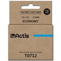 Actis KE-712 Tinte (Ersatz für Epson T0712/T0892/T1002 Standard 13,5 ml Cyan) von ACTIS