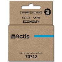 Actis KE-712 Tinte (Ersatz für Epson T0712/T0892/T1002 Standard 13,5 ml cyan) von ACTIS