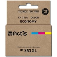 Actis - KH-351R Tinte (Ersatz für hp 351XL CB338EE Standard 21 ml Farbe) von ACTIS