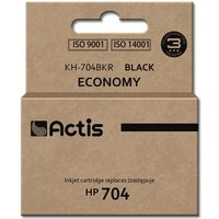 Actis - KH-704BKR Tinte (Ersatz für hp 704 CN692AE Standard 15 ml Schwarz) von ACTIS