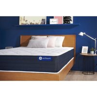 Actisom - Actiflex sleep matratze 100x200cm, Taschenfederkern und Memory-Schaum, Härtegrad 2, Höhe :22 cm, 5 Komfortzonen von ACTISOM