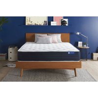 Actiflex sleep matratze 160x200cm, Taschenfederkern und Memory-Schaum, Härtegrad 2, Höhe :22 cm, 5 Komfortzonen von ACTISOM