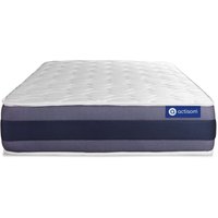 Actisom - Actiflex morpho matratze 100x220cm, Taschenfederkern und Memory-Schaum, Härtegrad 2, Höhe :24 cm, 5 Komfortzonen von ACTISOM