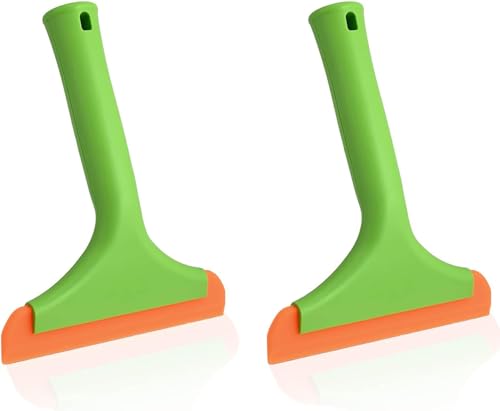Silikon Abzieher Auto,Silikon Fensterabzieher, Scheibenabzieher Auto, für Die Reinigung Von Fenstern, Spiegeln und Scheiben usw,2 Stück von ACTIUSIS