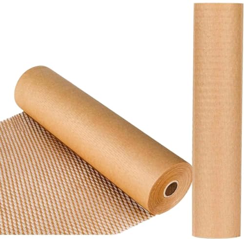 Wabenpapier Verpackungsmaterial, Wabenpapier Rolle, Verpackungsmaterial,für Versand Geschirr und Verpackung Porzellan, Lagerung, Tassen, 30 cm x 20 M Wabenpapier Verpackungsmaterial, Wabenpapier Rolle, Verpackungsmaterial,für Versand Geschirr und Verpackung Porzellan, Lagerung, Tassen, 30 cm x 20 M von ACTIUSIS