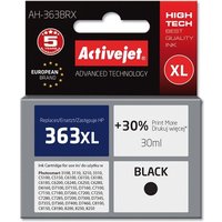 Activejet - AH-363BRX Tinte (Ersatz für hp 363XL C8719EE Premium 30 ml Schwarz) von ACTIVEJET