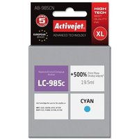 AB-985CN Tinte (Ersatz für Brother LC985C Supreme 19,5 ml cyan) - Activejet von ACTIVEJET