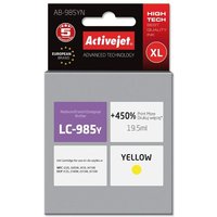 Activejet - AB-985YN Tinte (Ersatz für Brother LC985Y Supreme 19,5 ml gelb) von ACTIVEJET