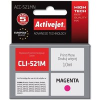 ACC-521MN Tintenpatrone (Ersatz für Canon CLI-521M Supreme 10 ml magenta) - Activejet von ACTIVEJET