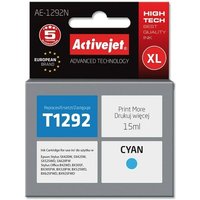 AE-1292N Tinte (Ersatz für Epson T1292 Supreme 15 ml cyan) - Activejet von ACTIVEJET