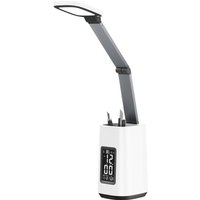Activejet - aje-technic led Schreibtischlampe mit Display weiß von ACTIVEJET