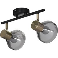 Activejet glatte schwarz und gold doppelte Deckenlampe e14 Wandlampe für Wohnzimmer von ACTIVEJET