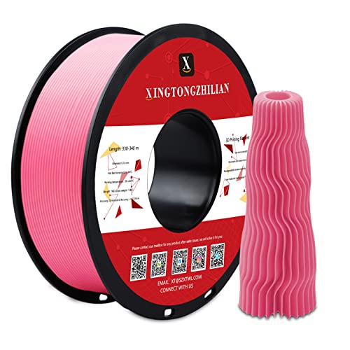 ACTIVEME Speedy PLA+ Filament 1.75mm, 3D Drucker Filament Speedy PLA+, Maßgenauigkeit +/- 0.02mm, 1KG Spule (2.2 LBS) Tangle-Free 3D Druck Filament für 3D Drucker, Speedy PLA+ Rosa von ACTIVEME