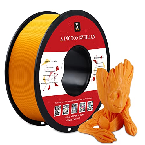 ACTIVEME Speedy PLA+ Filament 1.75mm, 3D Drucker Filament Speedy PLA+, Maßgenauigkeit +/- 0.02mm, 1KG Spule (2.2 LBS) Tangle-Free 3D Druck Filament für 3D Drucker, Speedy PLA+ Orange von ACTIVEME