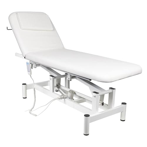 ACTIVESHOP Elektrische Massageliege Massagestuhl mit 1 Motor 079 Weiss von ACTIVESHOP