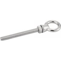 Gewindeseilauge - Mit Mutter + Unterlegscheibe - Edelstahl A4 6x40 mm - Packung zu 5 Gewindeseilauge - Mit Mutter + Unterlegscheibe - Edelstahl A4 6x40 mm - Packung zu 5 von ACTON