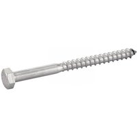 Holzschraube Sechskantkopf - Dübel - Edelstahl A4 6x70 mm - Packung mit 100 Holzschraube Sechskantkopf - Dübel - Edelstahl A4 6x70 mm - Packung mit 100 von ACTON