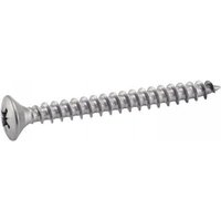 Schraube für Spanplatten mit abgerundetem Senkkopf Pozidriv - Edelstahl A2 3x25 mm - Packung mit 200 Schraube für Spanplatten mit abgerundetem Senkkopf Pozidriv - Edelstahl A2 3x25 mm - Packung mit 200 von ACTON