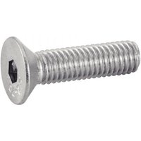 Sechskant-Schraube mit Senkkopf aus Edelstahl A2 5x60 mm - 200 Stück in der Packung von ACTON