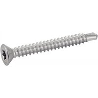 Topcar - Selbstbohrende Schraube acton Senkkopf - Torx - ø 4,8 x 38 mm - Packung mit 200 Stück - 624364,8X38 - Edelstahl A2 - din 7504 o von TOPCAR