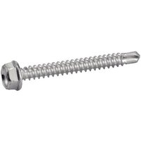 Acton - Selbstbohrende Schraube mit Sechskantkopf und gezahntem Ansatz - Stahl Zn 4,2x16 mm - Packung zu 500 von ACTON