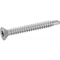 Selbstbohrende Senkkopf-Schrauben mit sechs Lappen - Edelstahl A2 5,5x50 mm - Packung mit 200 Selbstbohrende Senkkopf-Schrauben mit sechs Lappen - Edelstahl A2 5,5x50 mm - Packung mit 200 von ACTON