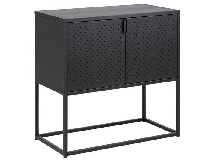 ACTONA GROUP Anrichte in schwarz, Stahl - 82x80x40cm (BxHxT), schwarz von ACTONA-GROUP