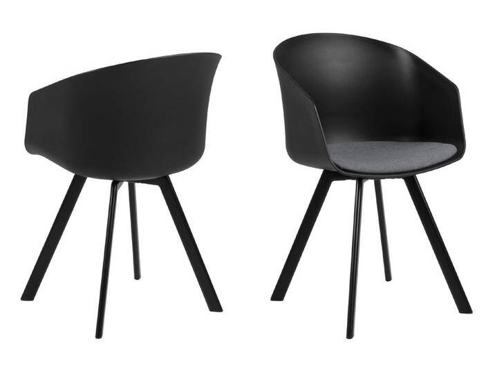 ACTONA GROUP Armlehnstuhl (2er-Set) in Grau, Polyester, Stahl - 51,5x81x54,5cm (BxHxT) (2er-Set), grau von ACTONA-GROUP