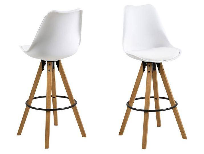 ACTONA GROUP Barhocker 48,5 x 111,5 x 55 cm (B/H/T) (2er Set), weiß von ACTONA-GROUP