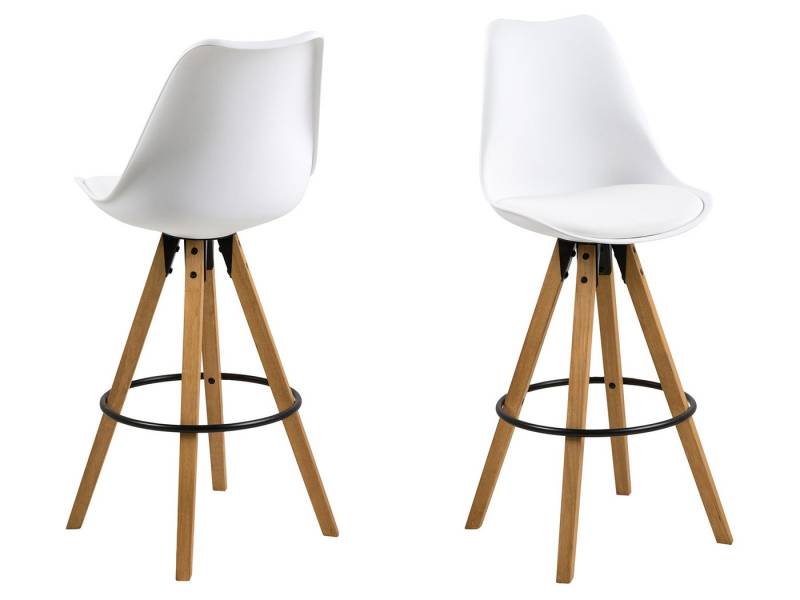 ACTONA GROUP Barhocker 48,5 x 111,5 x 55 cm (B/H/T) (2er Set) von ACTONA GROUP