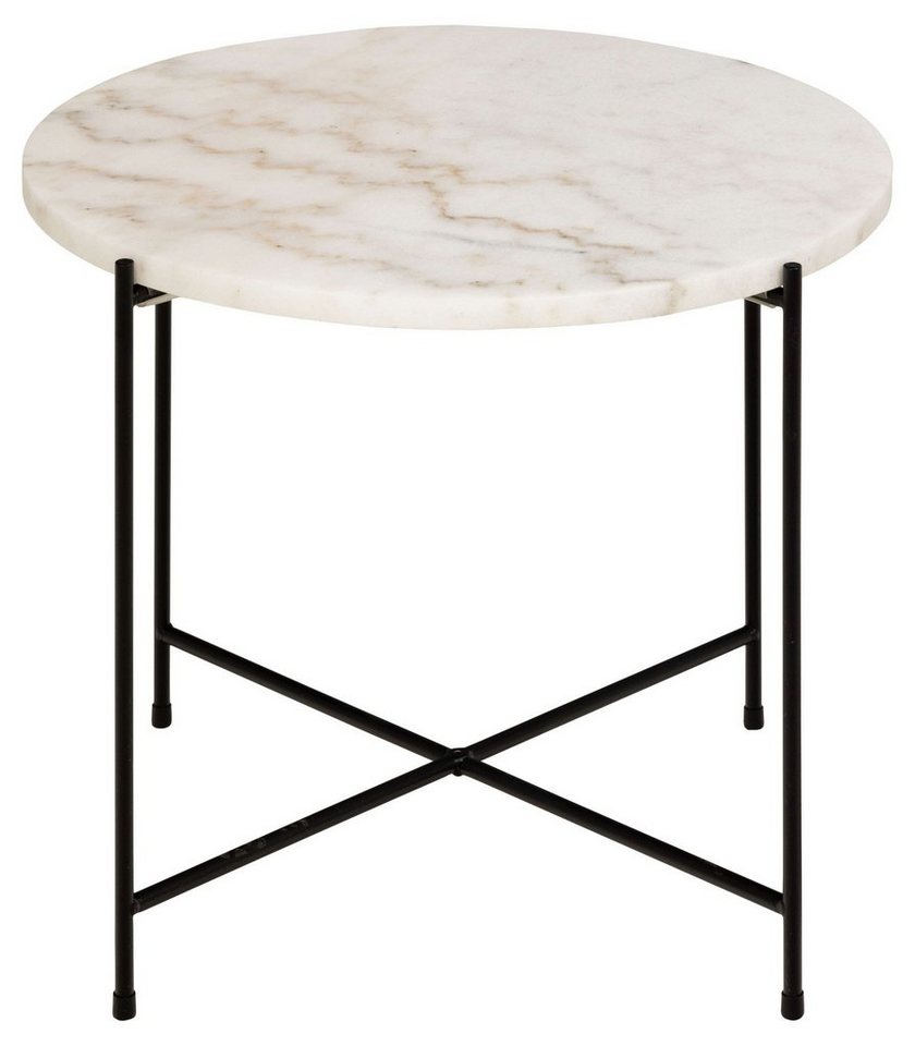 ACTONA GROUP Beistelltisch Avila, Ecktisch, rund, Tischplatte aus Marmorstein, T: 52 cm ACTONA GROUP Beistelltisch Avila, Ecktisch, rund, Tischplatte aus Marmorstein, T: 52 cm von ACTONA GROUP