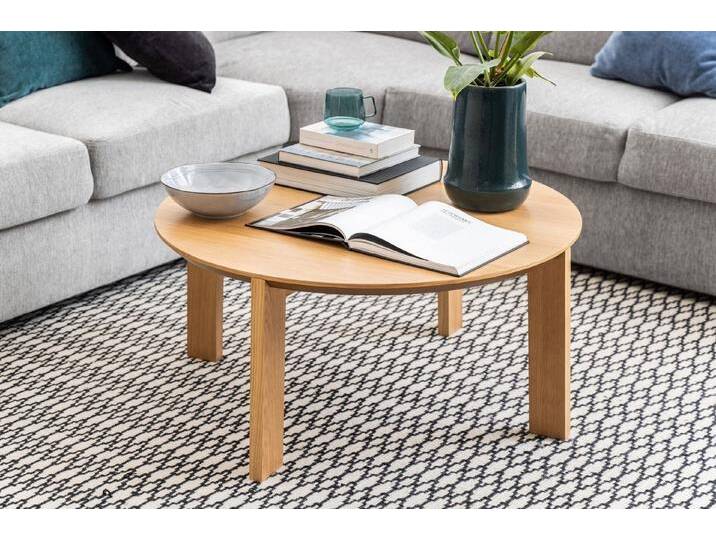 ACTONA GROUP Couchtisch in Eiche, MDF - 42x90cm (HxD) von ACTONA-GROUP