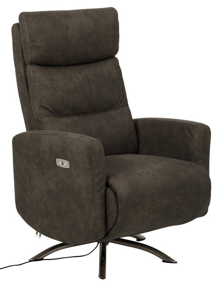 ACTONA GROUP Drehsessel in anthrazit, Polyester, Stahl - 75x110x81cm (BxHxT) von ACTONA GROUP